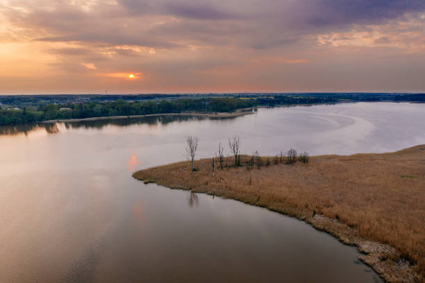istock sunset over the lake 1149077824