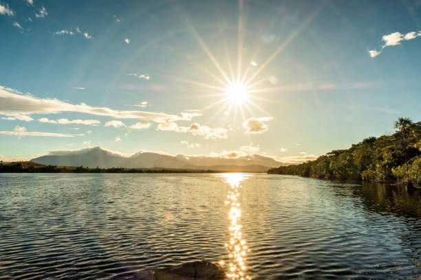 istock Starred sun over water. Canaima National Park. Venezuela 1149079484