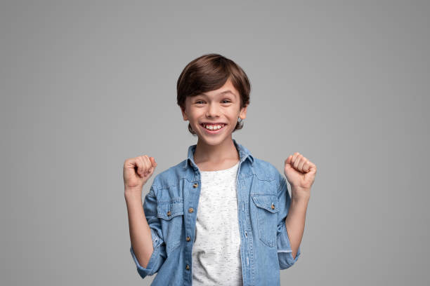 istock Excited boy celebrating victory 1149081593