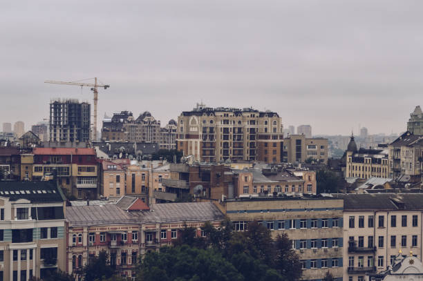 istock cityscape of Kiev on overcast 1149083707