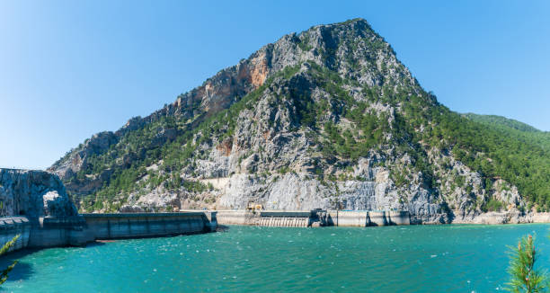 Oymapinar, Turkey - March 2019: Oymapinar Dam in Antalya