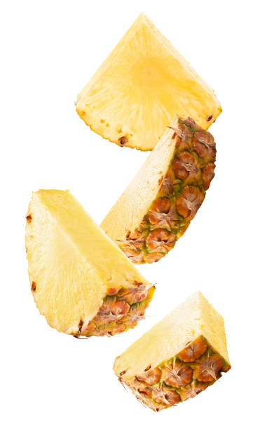 istock pineapple slices isolated on a white background 1149094098