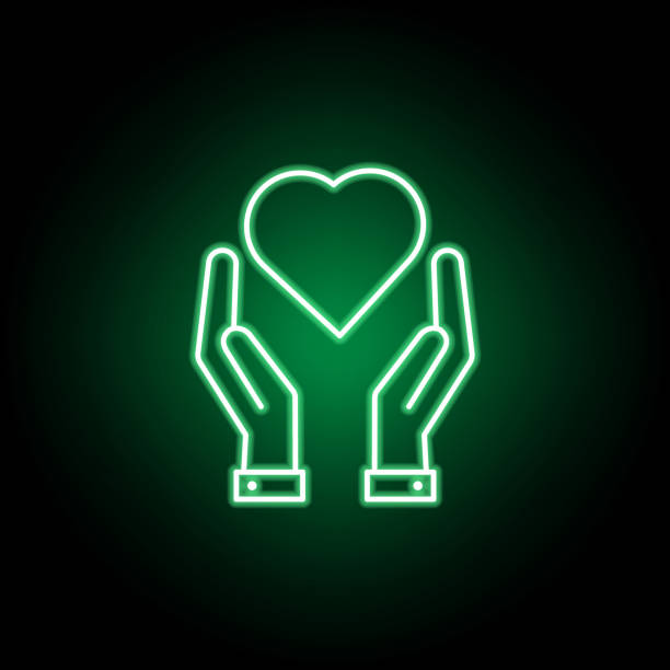 230+ Background Of The Neon Green Hearts Illustrations, Royalty-Free Vector  Graphics & Clip Art - iStock