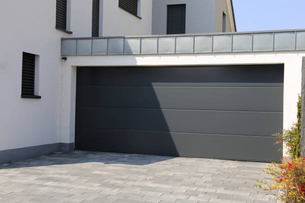 istock Modern new garage door (sectional door) 1149102815