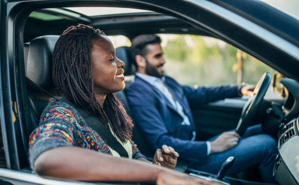 istock Cheerful friends on a road trip 1149107804
