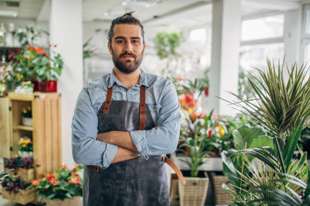 istock Male florist portrait 1149109016