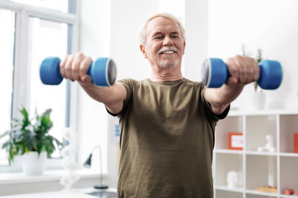 istock Positive nice man enjoying his healthy lifestyle 1149110083