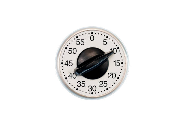 istock Kitchen Timer Set To 10 Minutes Isolated On White 1149116399