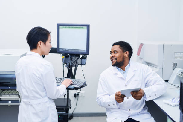 istock Multi-ethnic medical workers discussing scientific research 1149117422