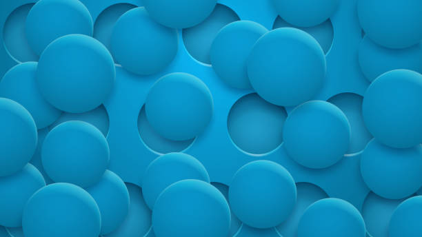 istock Background of holes and circles with shadows 1149117722