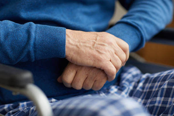 istock Man in Wheelchair Close up 1149118335