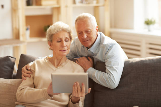 istock Modern Senior Couple at Home 1149118454