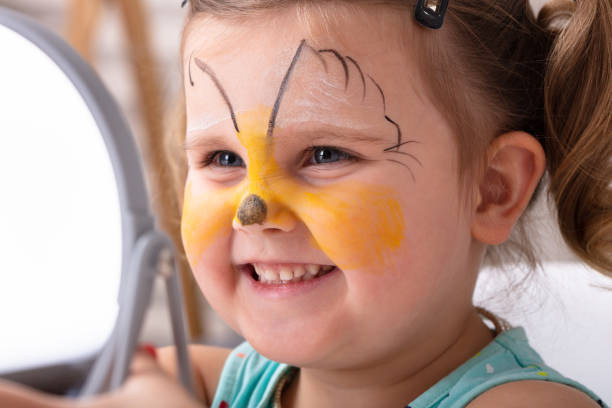 istock Girl With Painted Face 1149119631