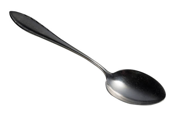 istock spoon isolated on white background. metal spoon. vintage spoon. 1149123895