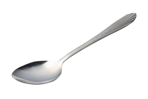 istock spoon isolated on white background. metal spoon. vintage spoon. 1149123896