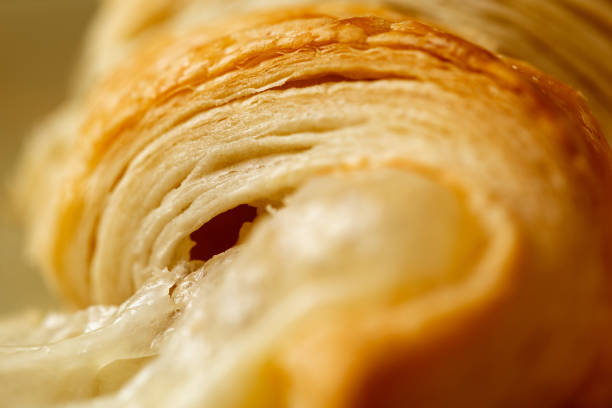 istock Croissant with cheese. Fresh bakery. Bread bakery. 1149125925
