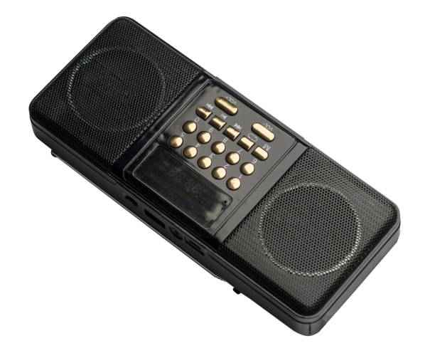 istock Pocket FM radio mp3 player isolated on a white background. 1149126810