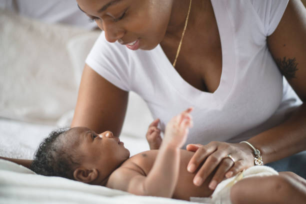 istock A young mother and baby bond 1149128710