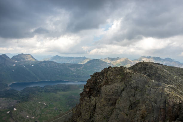 istock Stormy clouds and mesmerizing views from the Peak Carlit 1149128877