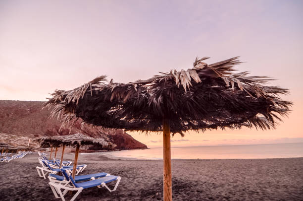 istock Sunbeds and Umbrella 1149142750