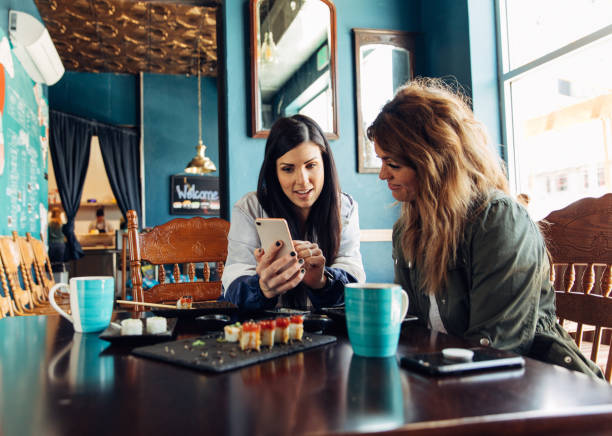 Women Sharing Investment Options at Lunch