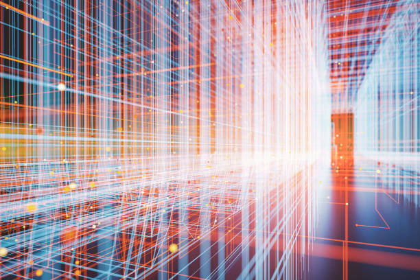 istock Abstract virtual reality urban street display 1149149028