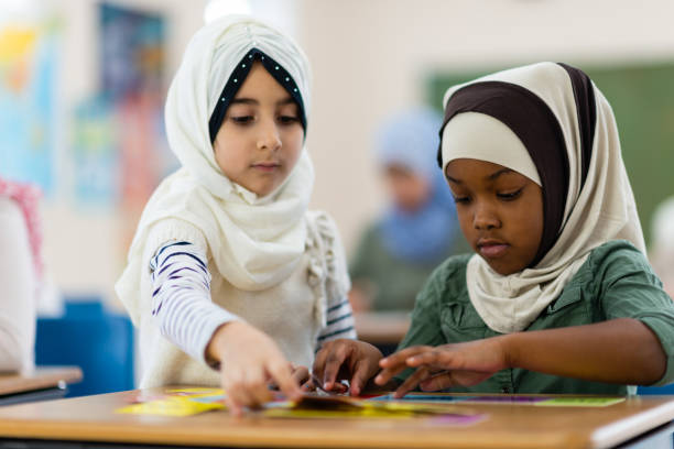 istock Muslim girls in school 1149156669
