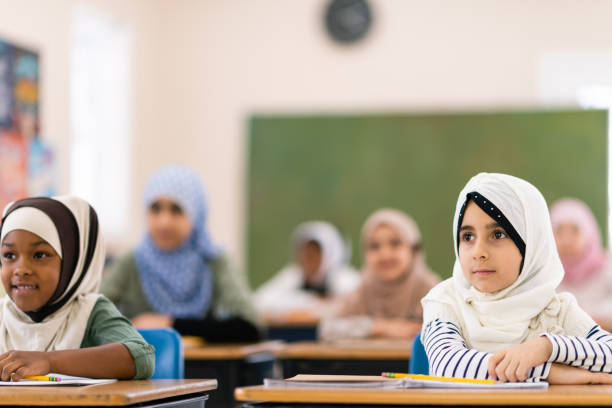 istock Muslim girl focused 1149156688