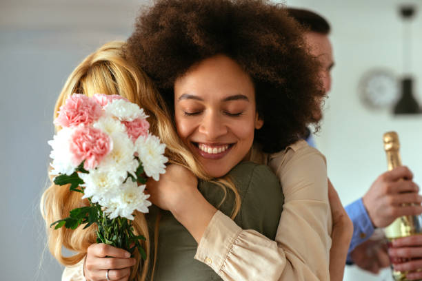 istock Nothing warmer than a best friend's welcoming hug! 1149161095