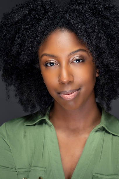 istock Fashion Model Showing Afro Hairstyle 1149165867