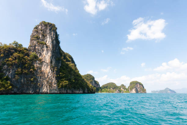 istock Limestone cliffs on Koh Phanak, Phang Nga Bay, Phuket, Thailand 1149174707