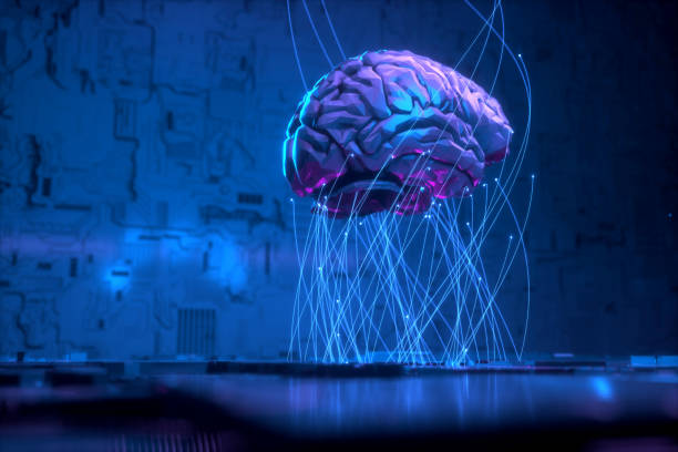 tecnologia di intelligenza artificiale - brain cells foto e immagini stock