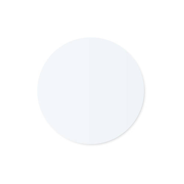 istock Vector illustration of mock up of white blank round glued paper sticker. 1149179851