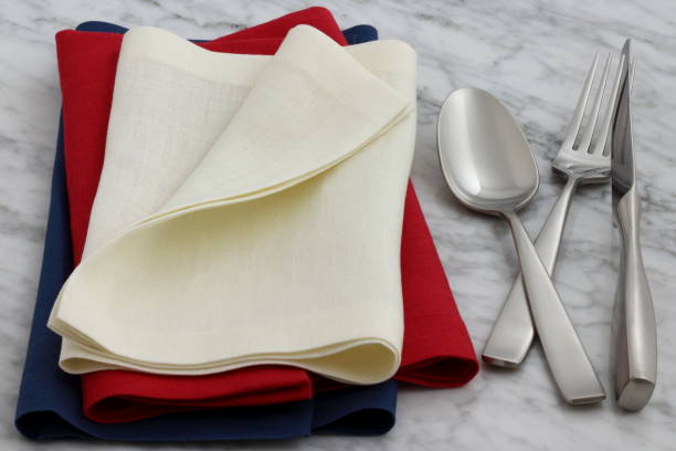 istock silverware and hemstitch napkin on antique carrara marble 1149186400