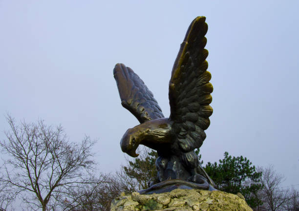 istock The Eagle is statue. Pyatigorsk Emblems. Northern Caucasus landmarks, Russian Federation 1149190207