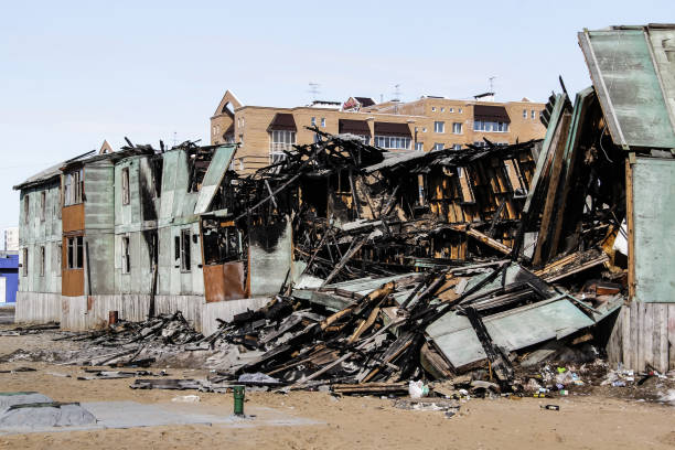 istock Aftermath of a fire in the house 1149190529