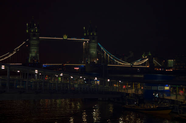 istock London river thames at night with glowing lights 1149192816