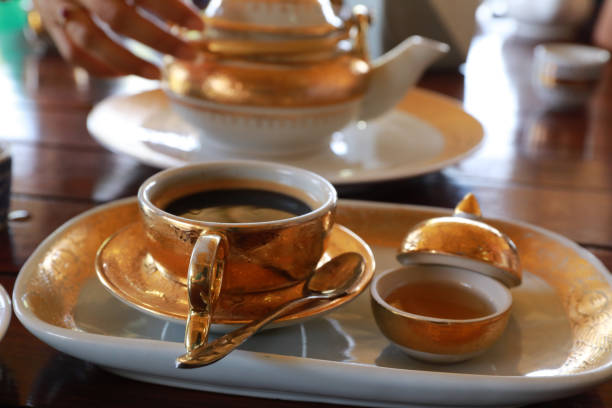istock Kopi luwak or civet coffee, is coffee that includes partially digested coffee cherries, eaten and defecated by the Asian palm civet 1149193001
