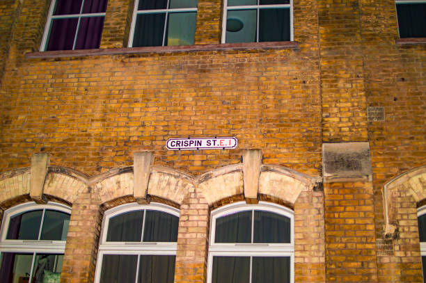 istock Crispin street london with brick building 1149193013