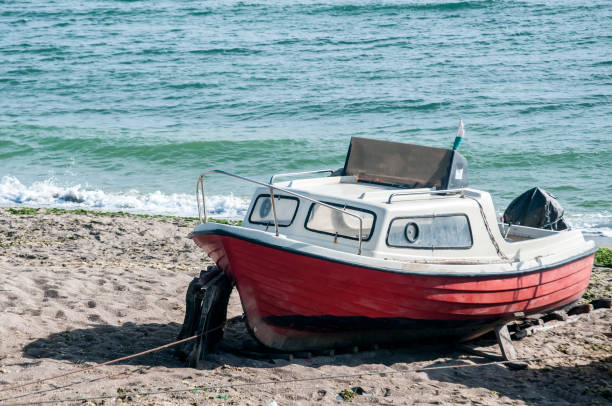 istock Small fishing boat closeup 1149193136