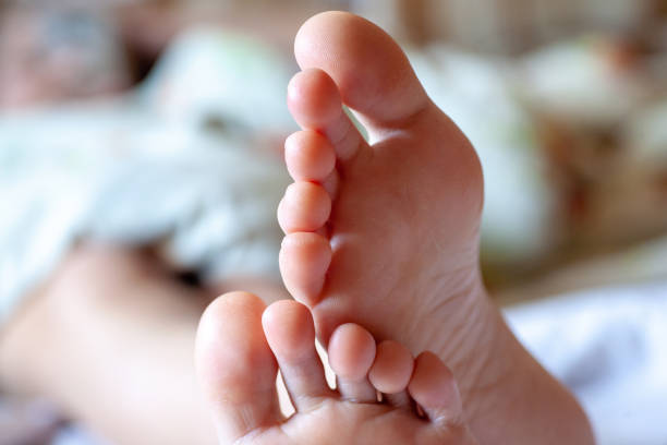 istock Men's toes, healthy toe nails 1149194045