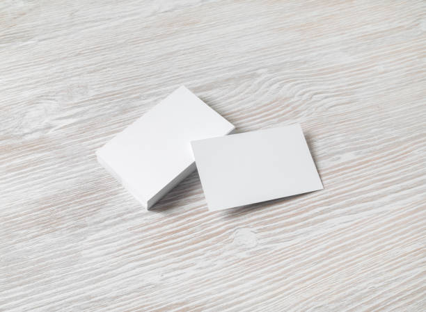 istock Blank white business cards 1149197676