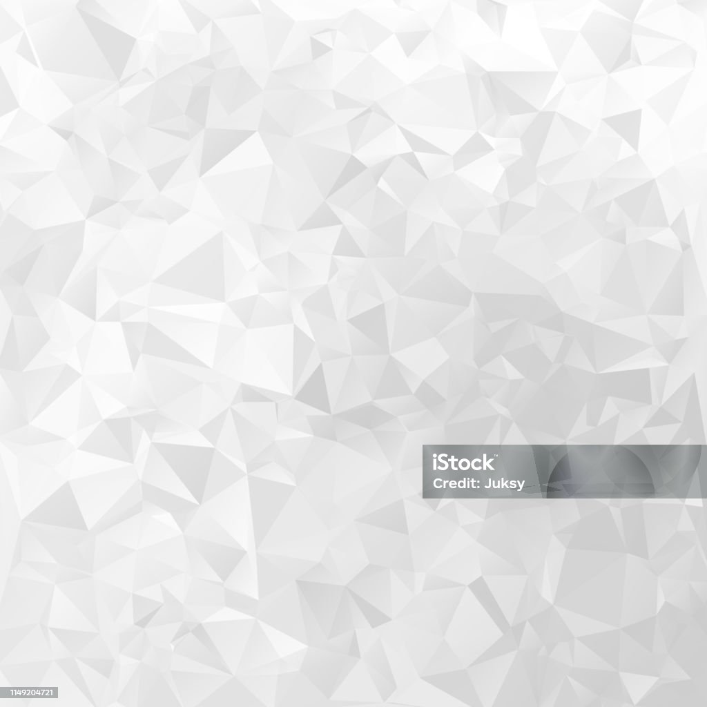 White Geometrical Vector Background Triangular Design Pattern Stock ...