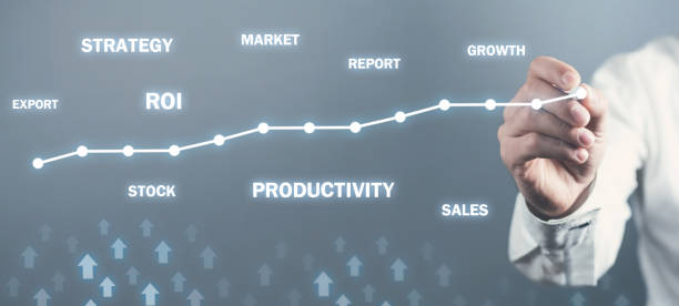 istock Business growth graph. Development, Success. Business concept 1149212845