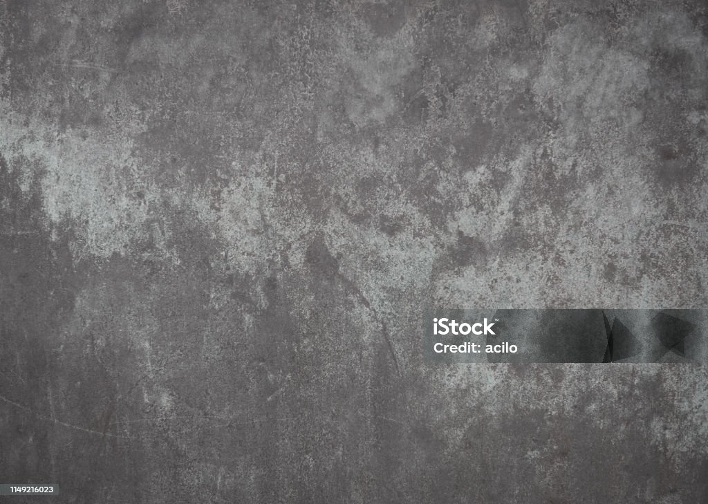 High resolution photograph of a weathered steel surface Steel surface in bad conditions, gray metal background. Metal Stock Photo