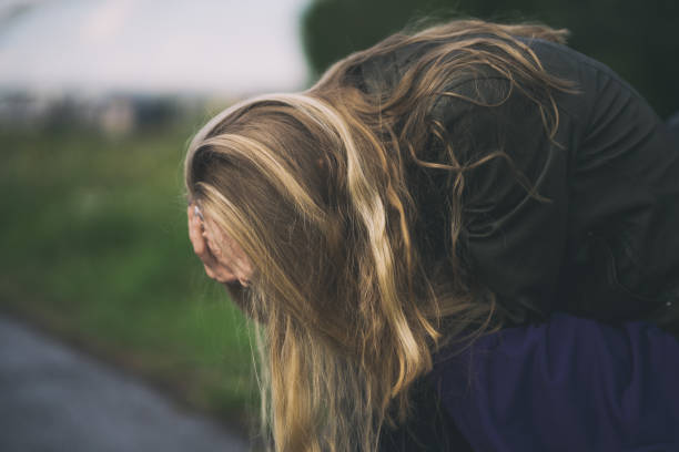 istock Depressed woman in grief 1149216704