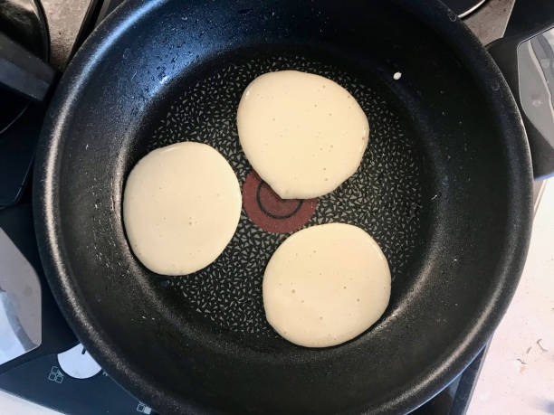 istock Raw Pancake Dough in Pan Ready to Cook. 1149224887