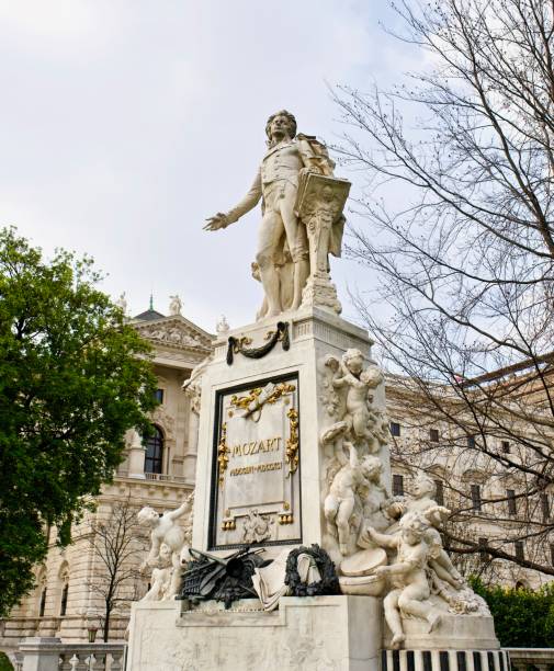 istock Wolfgang Amadeus Mozart Statue, Vienna, Austria 1149225817