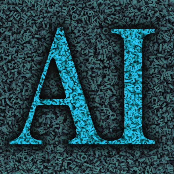 istock AI and Big data, huge amount characters background, 3D illustration. 1149227546