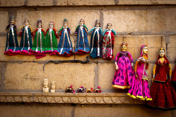 Kathputli, rajasthan Dancing Dolls rajasthani puppets stock pictures, royalty-free photos & images